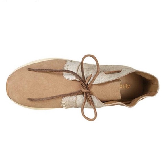 NWT Aerosoles Sing Song Butter Soft Leather Lace Up Drawstring Ankle Boot Bootie - Picture 3 of 4